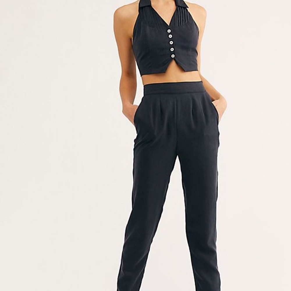 Free People Bianca Suit Crop Halter Top